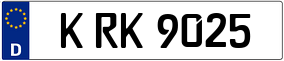 Truck License Plate